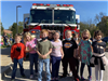 kids and firetruck