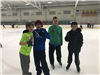Kids having fun on the ice