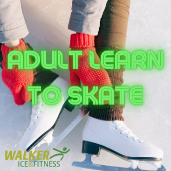 Woman putting on Ice Skates