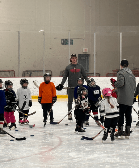 Children on an Ice Rink