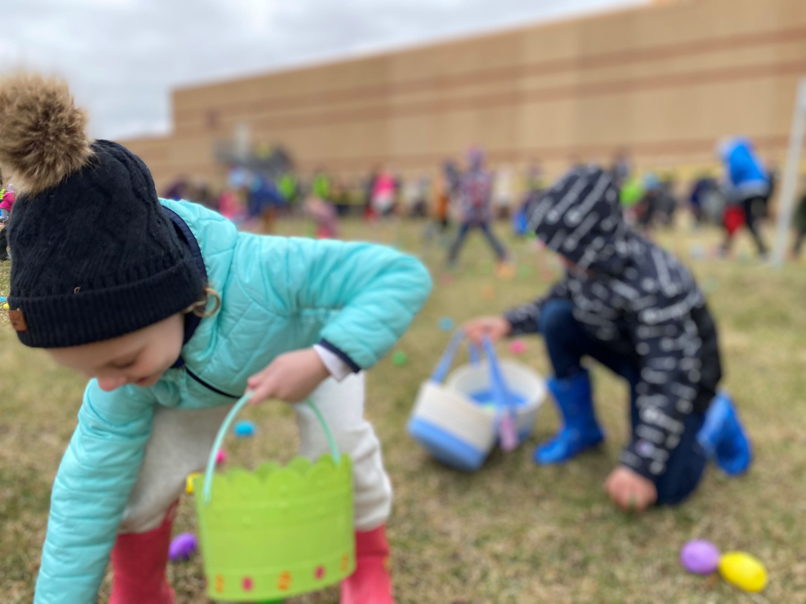 Children at Easter Egg Hunt