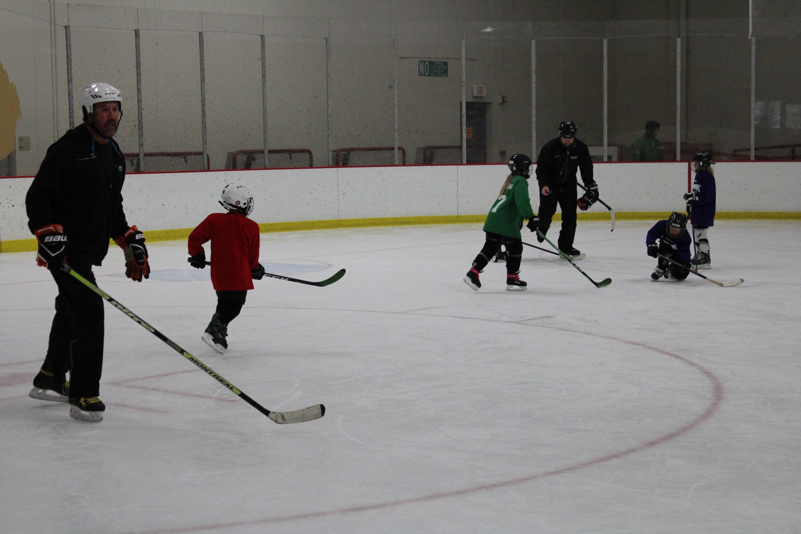 Cross Ice small area game
