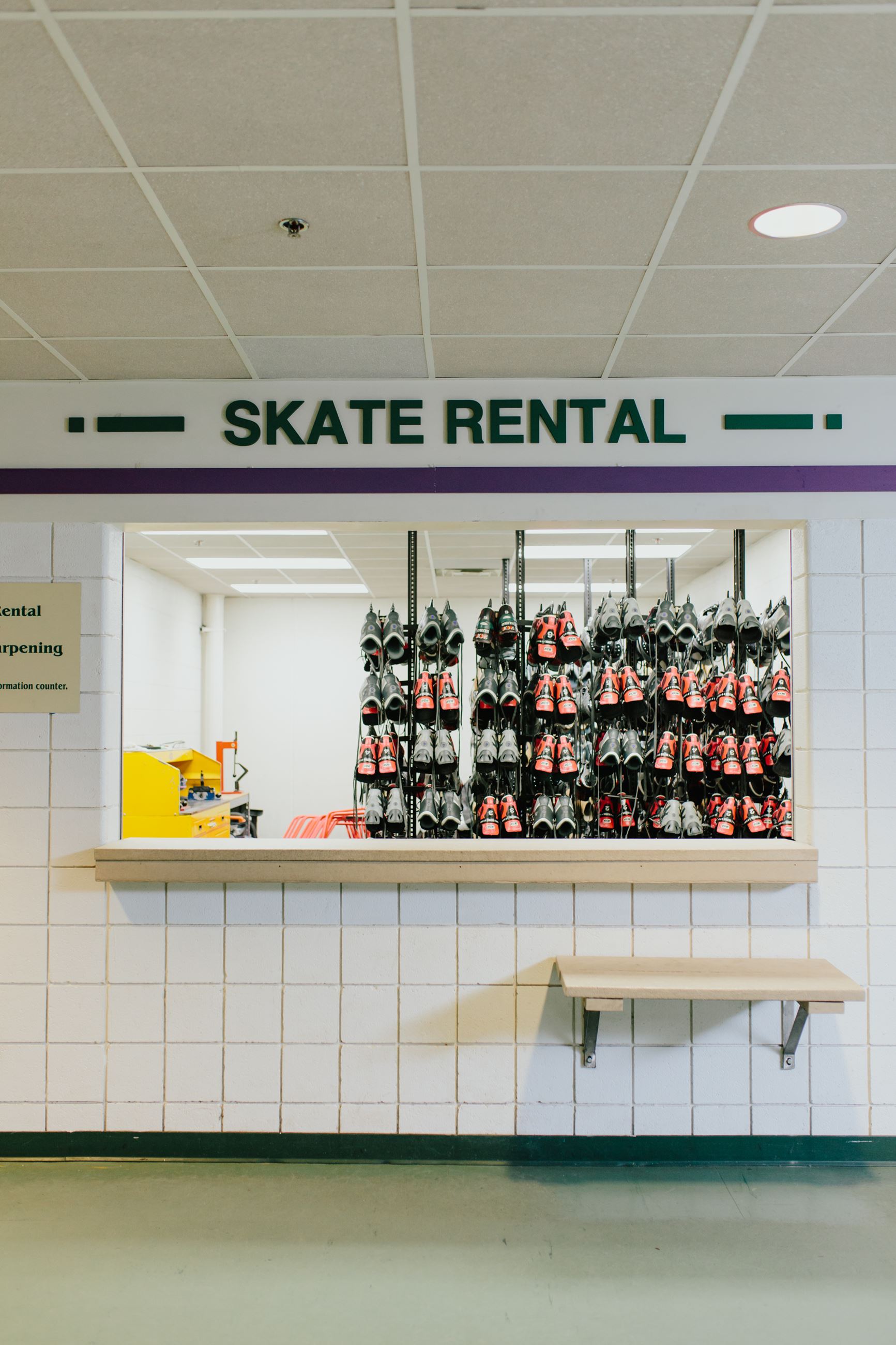 Walker Ice and Fitness skate rental