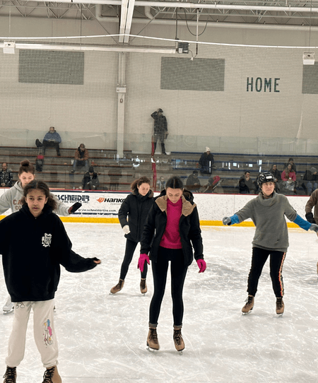 Children on an Ice Rink