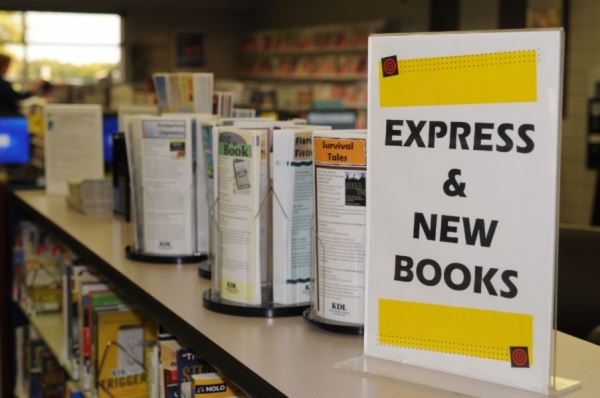 Express and New Books at the library